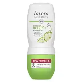 LaveraDeo Roll-On (Natural & Refresh) - With Organic Lime & Natural Minerals 50ml/1.7oz
