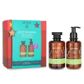 ApivitaUplift Your Mood Toning & Revitalization Set: Tonic Mountain Tea Shower Gel 250ml+ Tonic Mountain Tea Body Milk 2pcs
