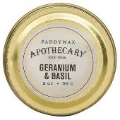 PaddywaxApothecary Candle - Geranium & Basil 56g/2oz