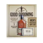 18.21 Man MadeBook of Good Grooming Gift Set Volume 2: Absolute Mahogany (Wash 532ml  + Grit Bar 198g ) 2pcs