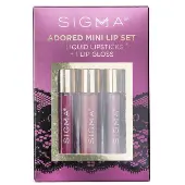 Sigma BeautyAdored Mini Lip Set (2x Liquid Lipstick + 1x Lip Gloss) 3pcs