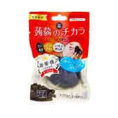 Lucky TrendyDry Konjac Face Wash & Massage Puff (Bamboo Charcoal) 1pc