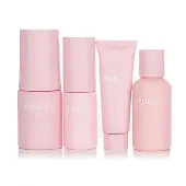 Kylie Skin4-Piece Mini Set: Foaming Face Wash 30ml + Face Moisturizer 15ml + Vitamin C Serum 10ml + Vanilla Milk Toner 30ml 4pcs