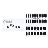 MavenirNail Sticker (Black) - # Modern And Black Nail 32pcs