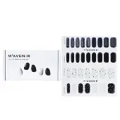 MavenirNail Sticker (Black) - # Pebble In Black Nail 32pcs