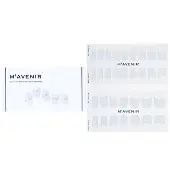 MavenirNail Sticker (White) - # White Deep French Nail 32pcs