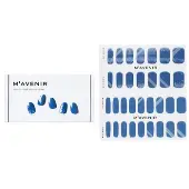 MavenirNail Sticker (Blue) - # Deep Shell Blue Nail 32pcs