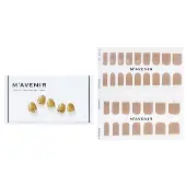 MavenirNail Sticker (Brown) - # Gold Cafe Latte Nail 32pcs