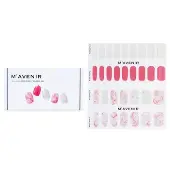 MavenirNail Sticker (Pink) - # Rose Quartz Marble Nail 32pcs