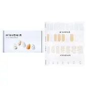 MavenirNail Sticker (White) - # White Cow Nail 32pcs