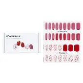 MavenirNail Sticker (Red) - # Shell We Rose Wine Nail 32pcs