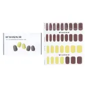 MavenirNail Sticker (Assorted Colour) - # Wholegrain Mustard Matt Nail 32pcs