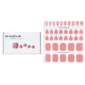 MavenirNail Sticker (Pink) - # Autumn Pink Rose Pedi 36pcs