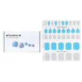 MavenirNail Sticker (Assorted Colour) - # Dusty Blue Pedi 36pcs