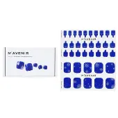 MavenirNail Sticker (Blue) - # Romantic Snow Night Pedi 36pcs