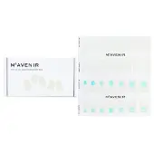 MavenirNail Sticker (Green) - # Glass Neon Green Nail 32pcs