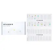 MavenirNail Sticker (White) - # Likey Nail 32pcs