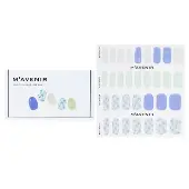 MavenirNail Sticker (Blue) - # Blue Leaf Nail 32pcs