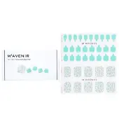 MavenirNail Sticker (Blue) - # Shell With Jade Pedi 36pcs