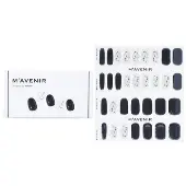 MavenirNail Sticker (Black) - # Marble Nail 32pcs
