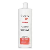 NioxinDensity System 4 Scalp Therapy Conditioner (Colored Hair, Progressed Thinning, Color Safe) 1000ml/33.8oz