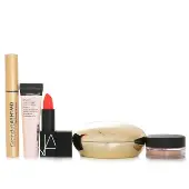 Estee LauderEstee Lauder Watery Glow Primer (Miniature) 15ml + NARS Lipstick 3.5g + Guerlain Les Voilettes Powder 20g + Grande Cosmetics (GrandeLash)