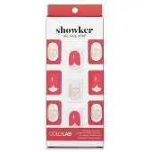 CololabShowker Gel Nail Strip # CSA511 Red Heart 1pcs