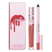 Kylie By Kylie JennerMatte Lip Kit: Matte Liquid Lipstick 3ml + Lip Liner 1.1g - # 801 Queen 2pcs
