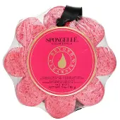 SpongelleWild Flower Soap Sponge - Sugar Dahlia (Red) 1pc/85g