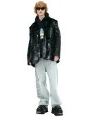 VETEMENTS Shiny single-breasted jacket