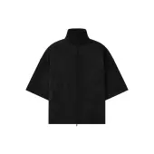 Fear of God Essentials Suede Fleece High Neck 3/4 Sleeve Jacket