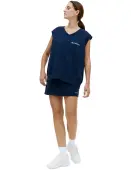 SPORTY & RICH Navy V-neck vest