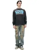 Saint Mxxxxxx 'LOVE' print longsleeve