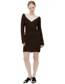 Blumarine Brown Butterfly minidress