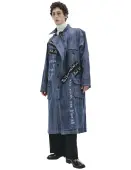 Yohji Yamamoto Blue Denim Coat