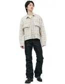 B1ARCHIVE Checkered logo shirt