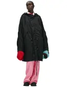 Raf Simons Oversized Printed Parka in black