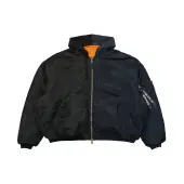 VETEMENTS Split Hooded Bomber Jacket
