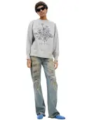 Saint Mxxxxxx 'Poppy' print sweatshirt