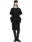 The Row Black cotton T-shirt