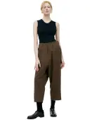 Y's Straight cotton trousers