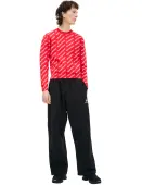 Balenciaga Red logo sweater
