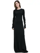 Ann Demeulemeester Knitted dress with neckline