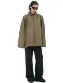 Balenciaga Khaki hooded jacket