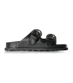 MARINE SERRE Men's Leather Sandal