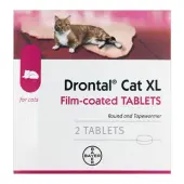 Drontal For Large Cats 6kg (13.2lbs) 48 Tablet