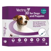 Vectra 3d For Small Dogs 8-22lbs 3 Doses