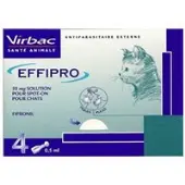 Effipro Spot-On Solution For Cats (Green) 4 Pack