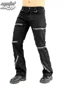 Men's Trousers Black Pistol - Destroy Pants Denim Black 26
