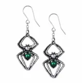 earrings ALCHEMY GOTHIC - Emerald Venom